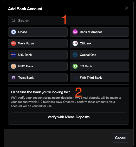 How to Add Business Bank Account